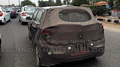 2015 Hyundai i20 spied by IAB rear