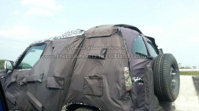 2016 Mahindra Bolero IAB spied rear quarter