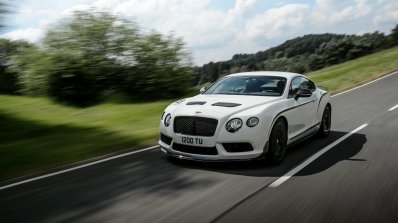 Front three quarters of the Bentley Continental GT3-R