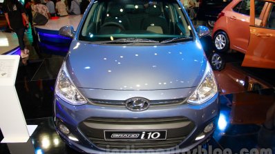 Hyundai Grand i10 front at the 2014 Indonesia International Motor Show