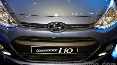 Hyundai Grand i10 grille at the 2014 Indonesia International Motor Show