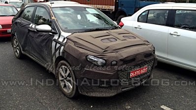IAB spied 2015 Hyundai i20 bumper front