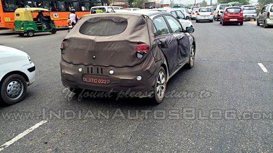 IAB spied 2015 Hyundai i20 rear quarter