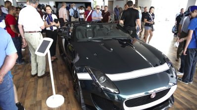 Jaguar Project 7 front three quarters left at 2014 Goodwood Festival of Speed