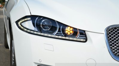 Jaguar XF 2.0L Petrol Review headlamps