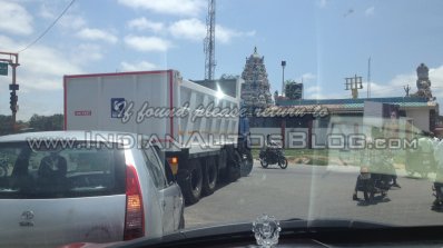 Kamaz 6540 tipper  spied in Hosur