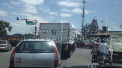 Kamaz 6540 tipper  spied in India rear