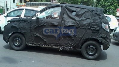 Mahindra S101 spied with Quanto side