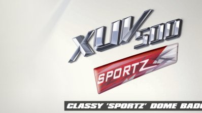 Mahindra XUV500 Sportz badge