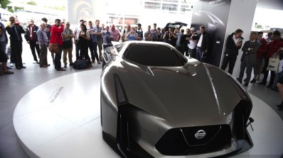 Nissan Concept 2020 Gran Turismo front 2 at the 2014 Goodwood Festival of Speed