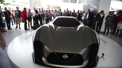Nissan Concept 2020 Gran Turismo front at the 2014 Goodwood Festival of Speed