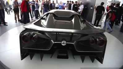 Nissan Concept 2020 Gran Turismo rear at the 2014 Goodwood Festival of Speed