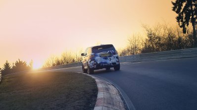 Range Rover Sport SVR prototype press shot rear