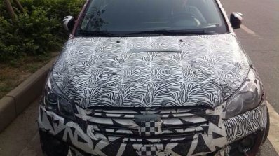 Suzuki Alivio front spied in China on a truck