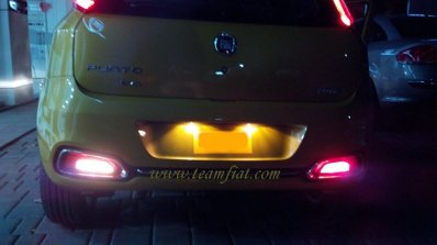 2014 Fiat Punto Evo spied rear lights