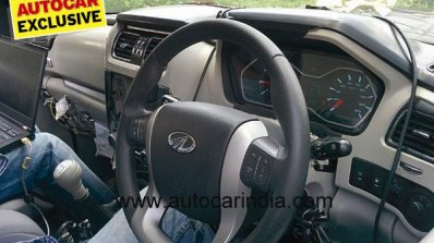 2014 Mahindra Scorpio refresh spy interior