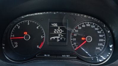 2014 VW Polo facelift first drive cluster
