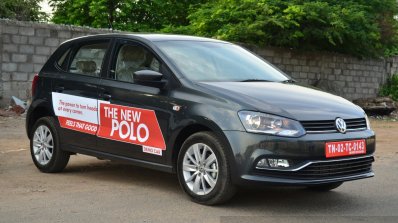 2014 VW Polo facelift first drive front quarter
