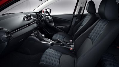 2015 Mazda2 front seat black