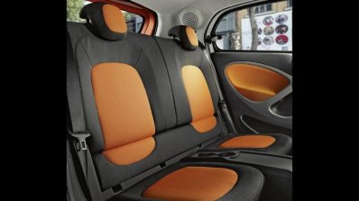 2015 Smart ForFour rear seats