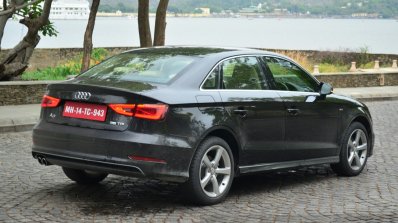 Audi A3 Sedan Review rear quarter angle