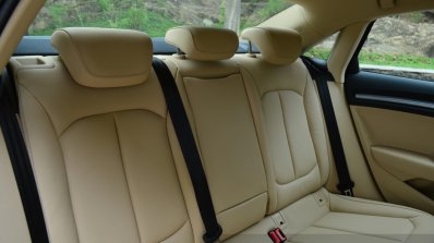 Audi A3 Sedan Review rear seat back