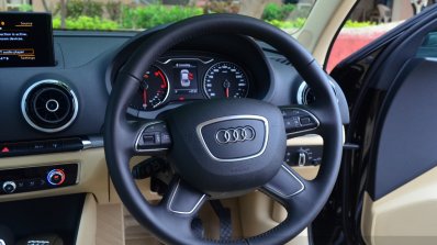 Audi A3 Sedan Review steering