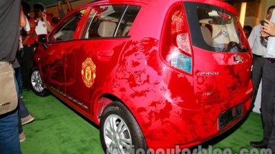 Chevrolet Sail U-VA Manchester United Edition rear left three quarters