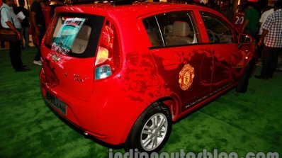 Chevrolet Sail U-VA Manchester United Edition rear right three quarters
