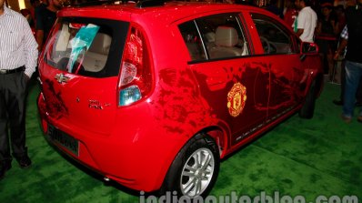 Chevrolet Sail U-VA Manchester United Edition rear three quarters