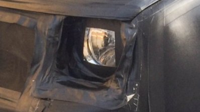 Fiat 500X SUV spied headlight