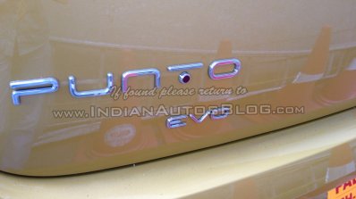 Fiat Punto Evo Facelift Punto badge