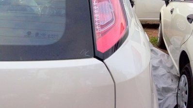 Fiat Punto Evo white spied taillights