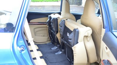 Honda Mobilio Diesel Review second row fold