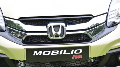 Honda Mobilio RS India live image grille