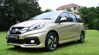 Honda Mobilio RS India live image profile of the front