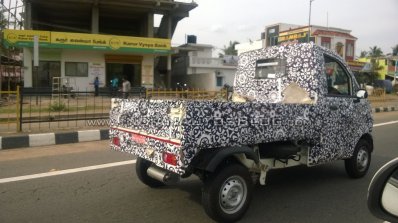 Mahindra P601 spied rear three quarter