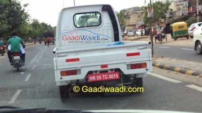 Maruti Y9T LCV spied rear