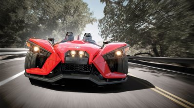 Polaris Slingshot three wheeler press shot front