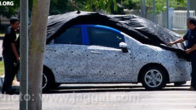 Proton P2-30A Iriz spied in Malaysia