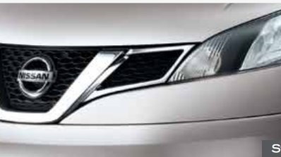 Refreshed Nissan Evalia press shots grille