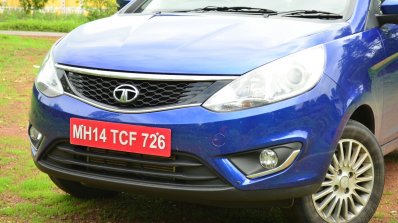 Tata Zest Diesel F-Tronic AMT Review grille and lights