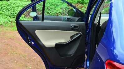 Tata Zest Diesel F-Tronic AMT Review rear door trim