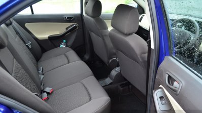 Tata Zest Diesel F-Tronic AMT Review rear seat space