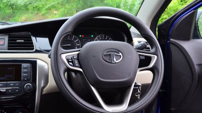 Tata Zest Diesel F-Tronic AMT Review steering