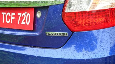 Tata Zest Revotron Petrol Review badge