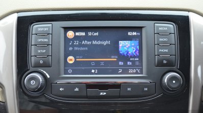 Tata Zest Revotron Petrol Review music system
