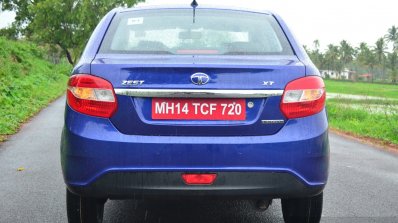 Tata Zest Revotron Petrol Review rear