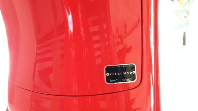 Vespa Esclusivo limited edition badge red
