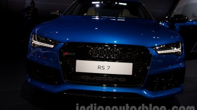 2015 Audi RS7 front at the Moscow Motorshow 2014